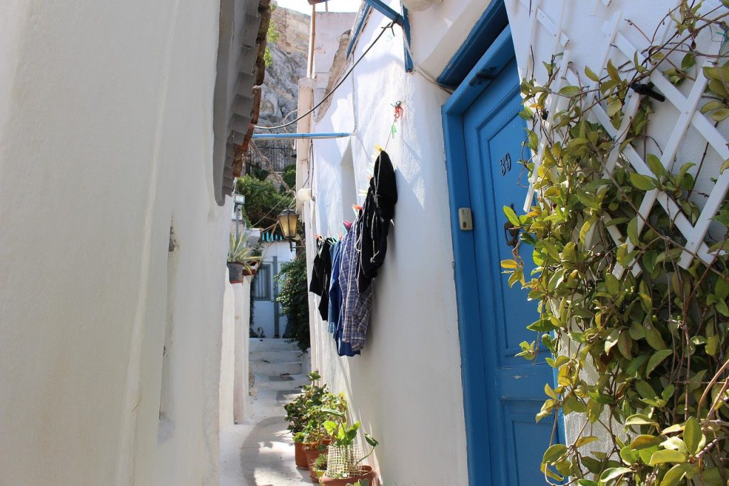 rue de plaka à athènes