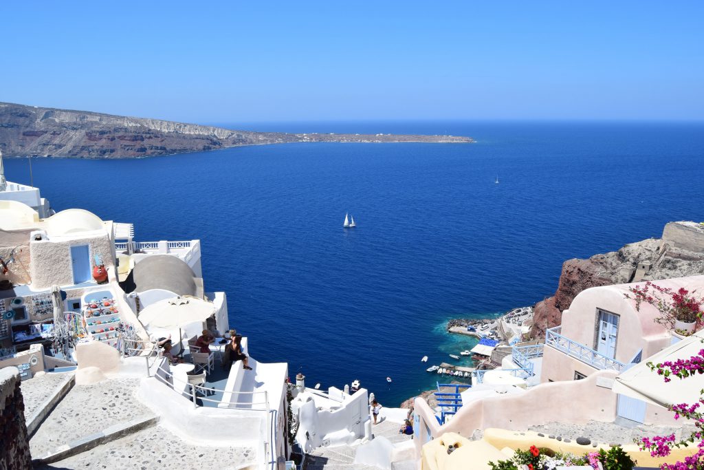 santorin, ile des cyclades en grèce