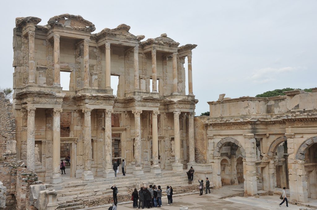les vestiges de la cité antique d'Ephèse