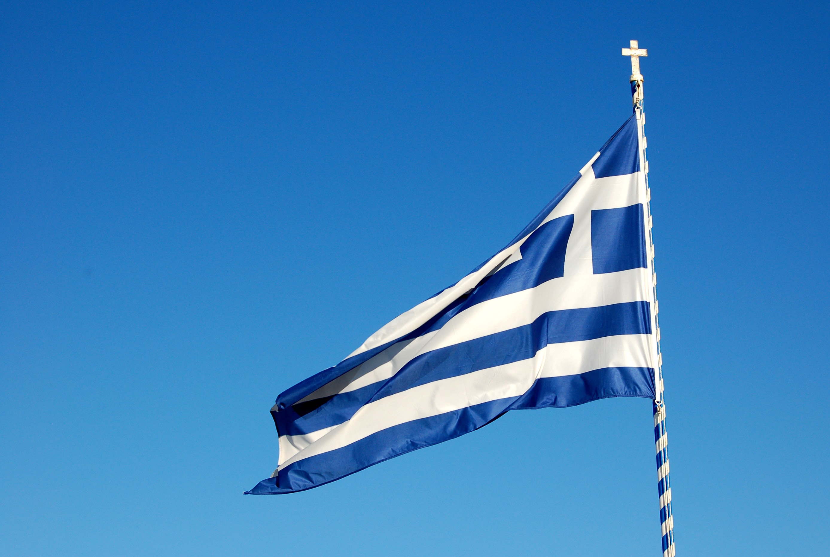drapeau de la grèce