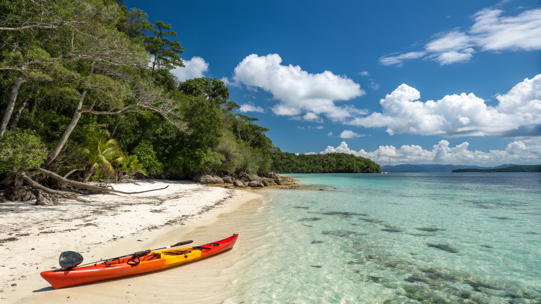 Plages sauvages kayak