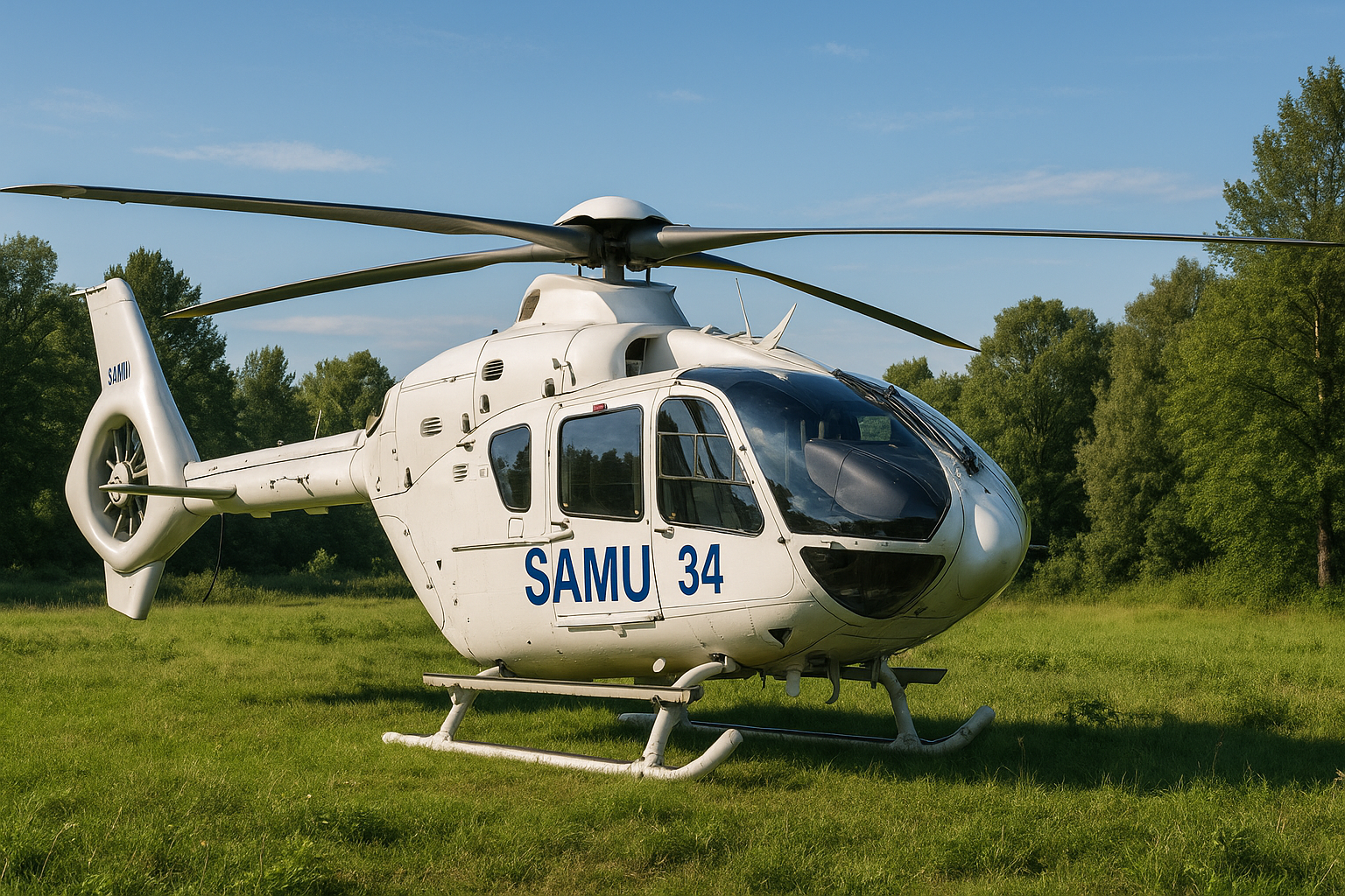 tarif hélicoptère samu